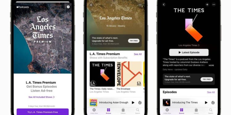 Apple rolls out Podcasts premium subscription, channel features for all creators: Everything to know