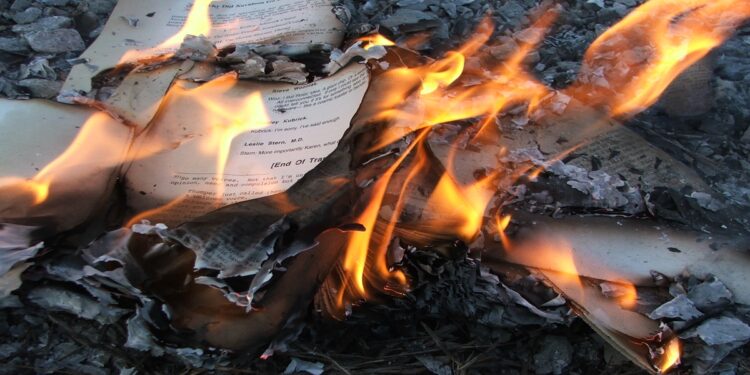 Burned and banned: Can the ritual of destroying books kill thoughts or ideas?